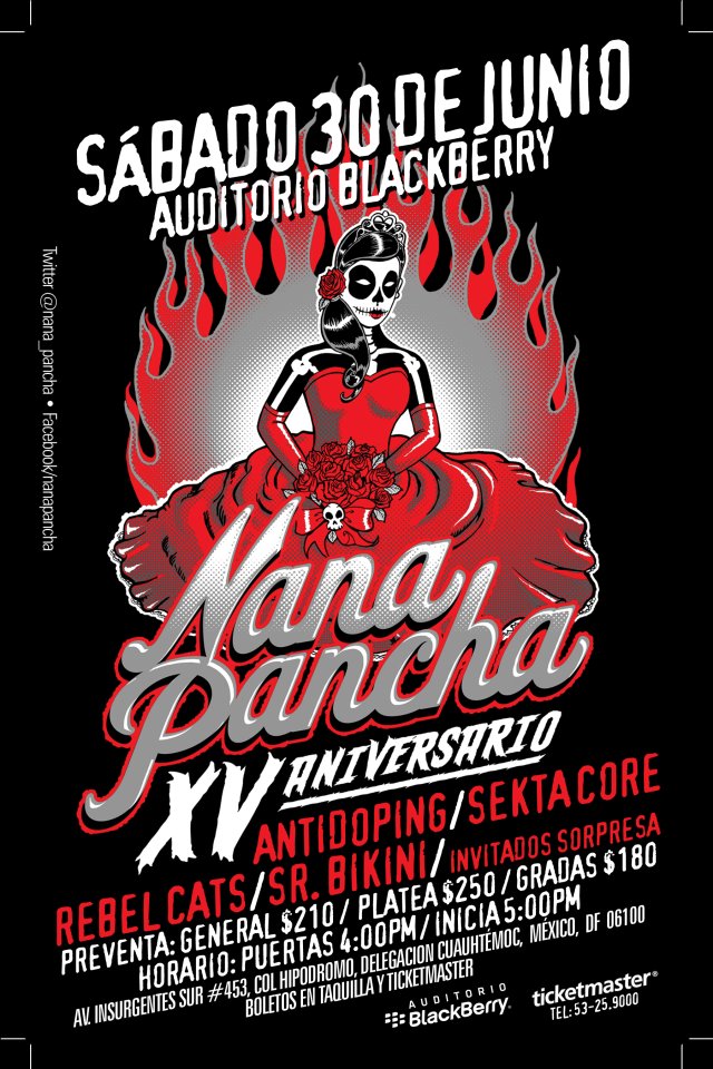 XV ANIVERSARIO NANA PANCHA
(AUDITORIO BLACKBERRY)
30 – JUNIO – 2012 



VERENICE ALVARADO
FACEBOOK.COM/VEREWAIS



EL MOMENTO HA LLEGADO PA...